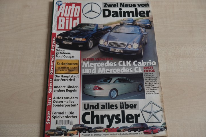 Deckblatt Auto Bild (20/1998)